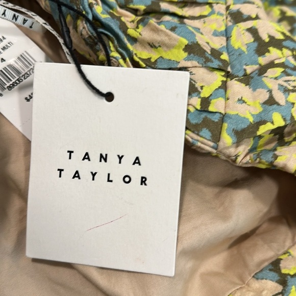 NWT Tanya Taylor Lizzie camo Floral Strapless mini Dress size 4 retail $495 - Picture 3 of 7